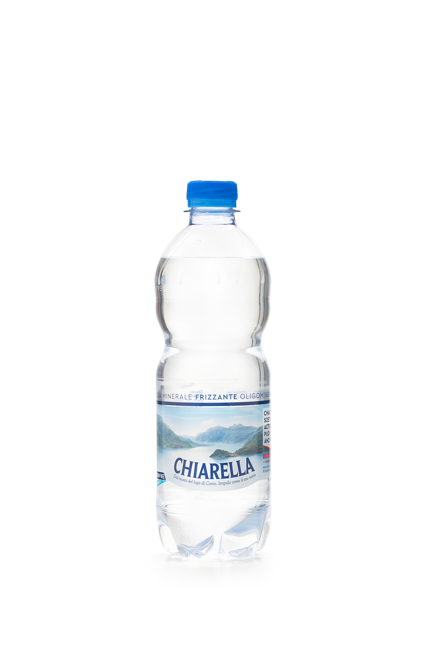 Минеральная вода Кьярелла, газированная, в пластиковой бутылке, 0.5л